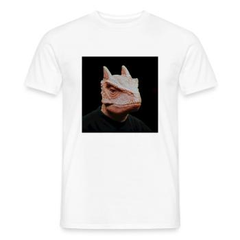 Dinosaure rétro - T-shirt homme - blanc - Devant - AI Model Male 178 dark (178cm)