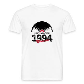Limited edition 1994 Classic vinyle - T-shirt homme - blanc - Devant - AI Model Male 178 dark (178cm)