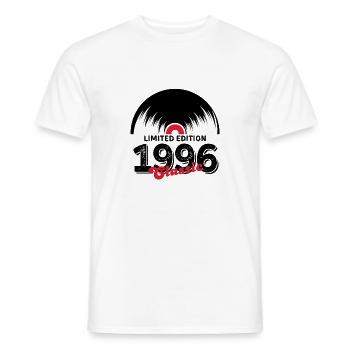 Limitierte Auflage 1996 Klassisches Vinyl - Männer T-Shirt - Weiß - Vorne - AI Model Male 178 dark (178cm)
