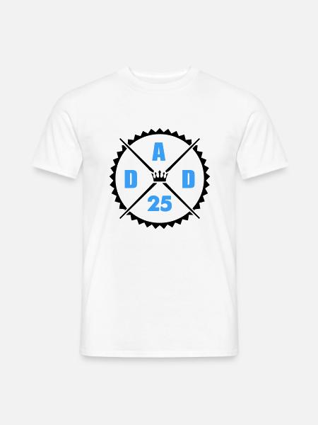 Dad 25 - Men's T-Shirt - white