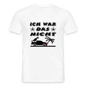 Voiture - T-shirt homme - blanc - Devant - AI Model Male 178 dark (178cm)