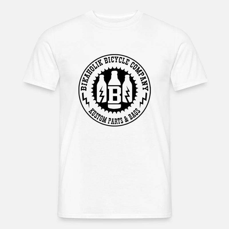 Round Logo - Männer T-Shirt - Weiß