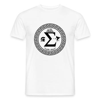 Greece - Men's T-Shirt - white - Front - AI Model Male 178 dark (178cm)