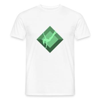 Gymnastics training - Men's T-Shirt - white - Front - AI Model Male 178 dark (178cm)