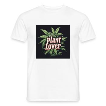 Canabis lover - Männer T-Shirt - Weiß - Vorne - AI Model Male 178 dark (178cm)
