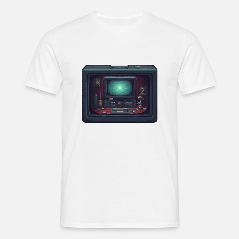 Computer im Computer - Männer T-Shirt - Weiß