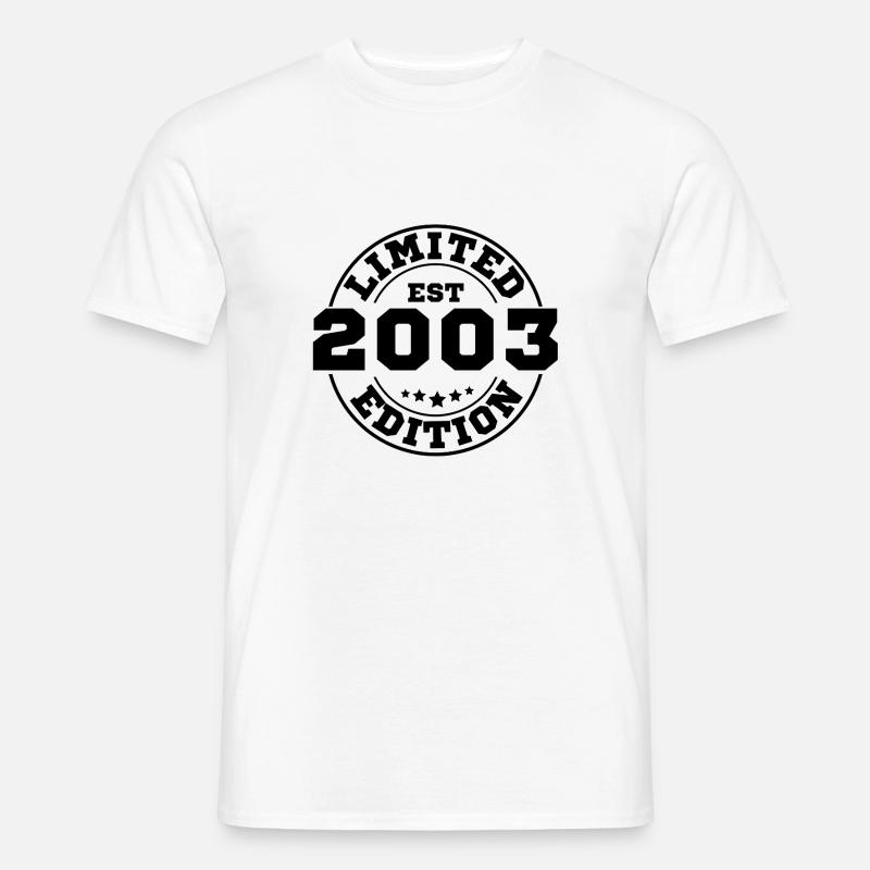 Limitierte Auflage 2003 - Männer T-Shirt - Weiß