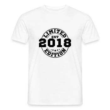 Limitierte Auflage 2018 - Männer T-Shirt - Weiß - Vorne - AI Model Male 178 dark (178cm)