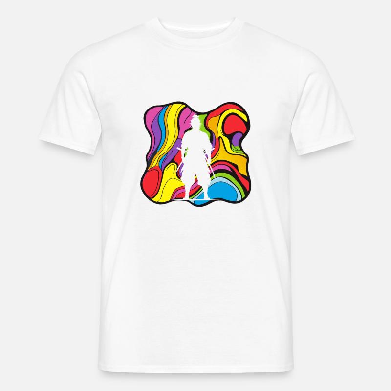 Ninja Karate Samurai - Männer T-Shirt - Weiß