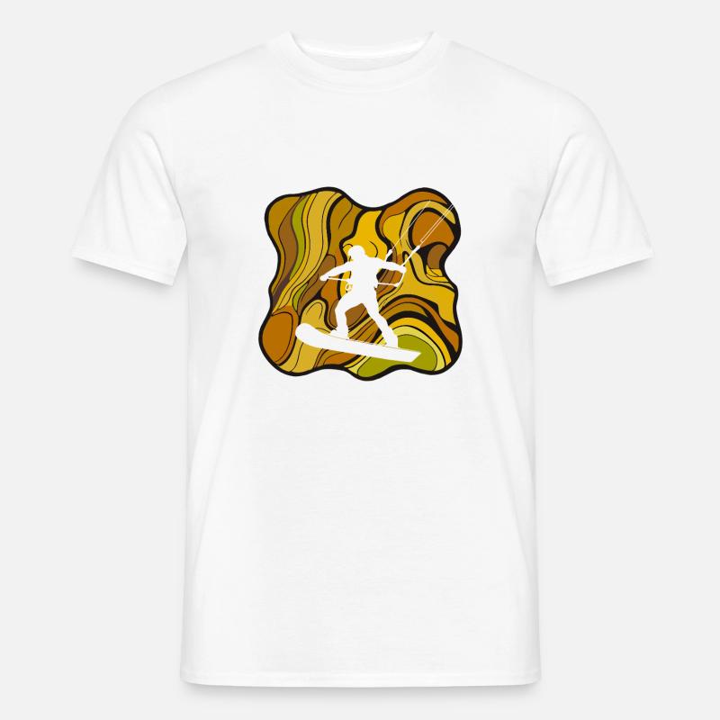 Wakeboarding Board Wakeboarder - Men's T-shirt - white