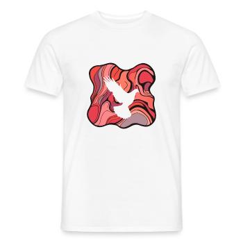 Pigeon Post Pigeon Eggs - Men's T-Shirt - white - Front - AI Model Male 178 dark (178cm)