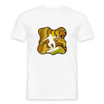 Wakeboarding Wakeboarding - Men's T-Shirt - white - Front - AI Model Male 178 dark (178cm)