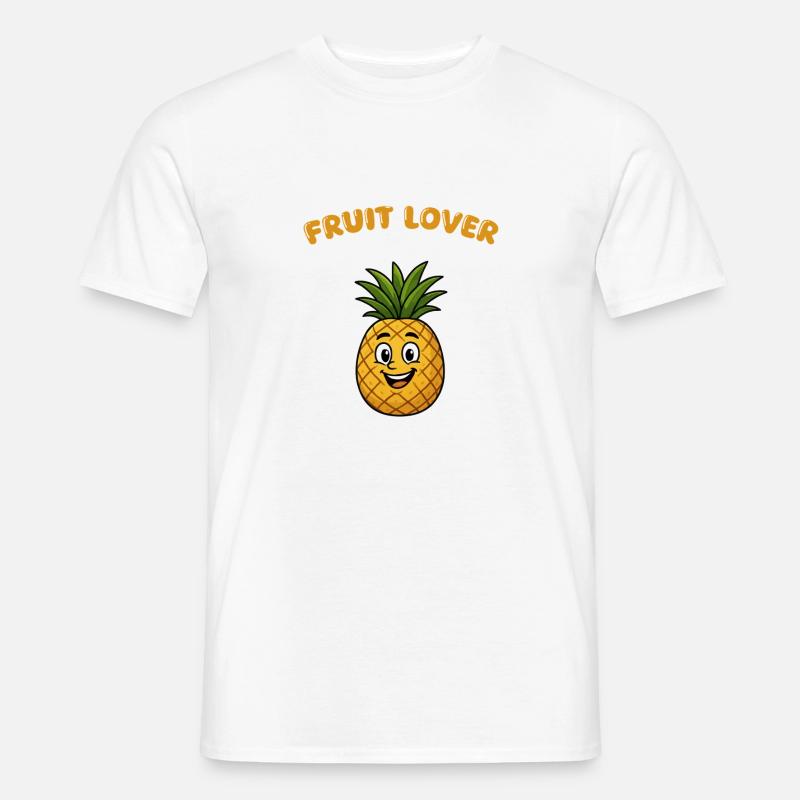 ananas - Männer T-Shirt - Weiß