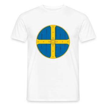 Wikinger - Männer T-Shirt - Weiß - Vorne - AI Model Male 178 dark (178cm)