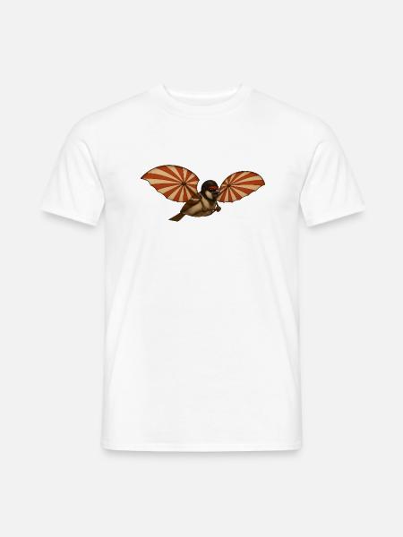 Ulmer Spatz als Schneider von Ulm - Männer T-Shirt - Weiß
