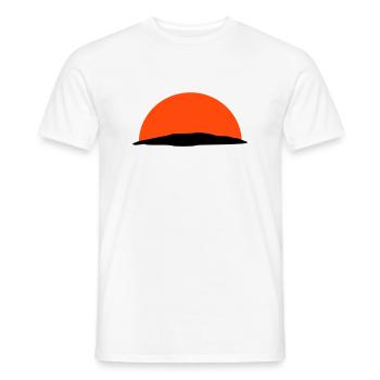 sunset - Männer T-Shirt - Weiß - Vorne - AI Model Male 178 dark (178cm)