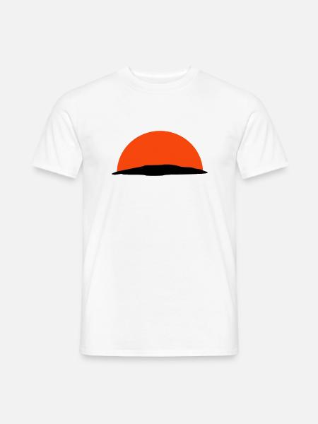 sunset - Männer T-Shirt - Weiß