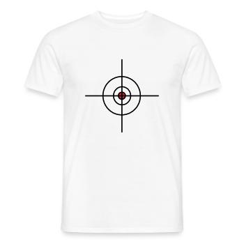 ziel - Männer T-Shirt - Weiß - Vorne - AI Model Male 178 dark (178cm)