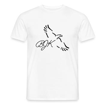 Besiktas Fan Logo / Emblem - Männer T-Shirt - Weiß - Vorne - AI Model Male 178 dark (178cm)