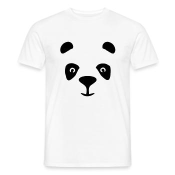 panda - T-shirt homme - blanc - Devant - AI Model Male 178 dark (178cm)