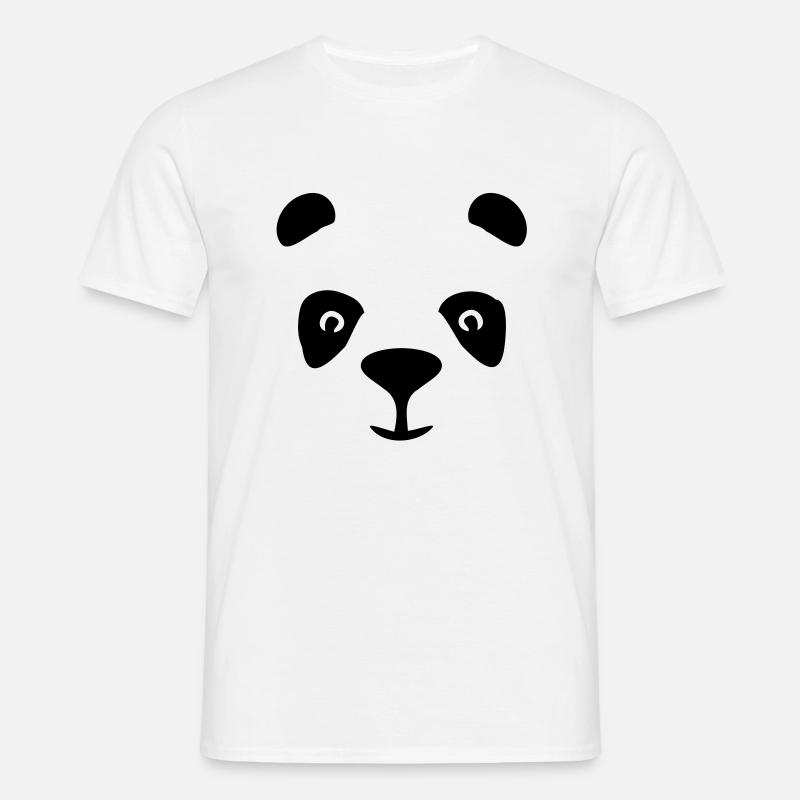 panda - Männer T-Shirt - Weiß