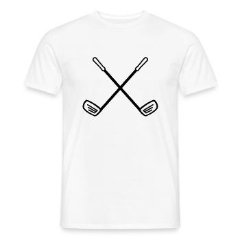 golf_sport_1_f1 - T-shirt homme - blanc - Devant - AI Model Male 178 dark (178cm)