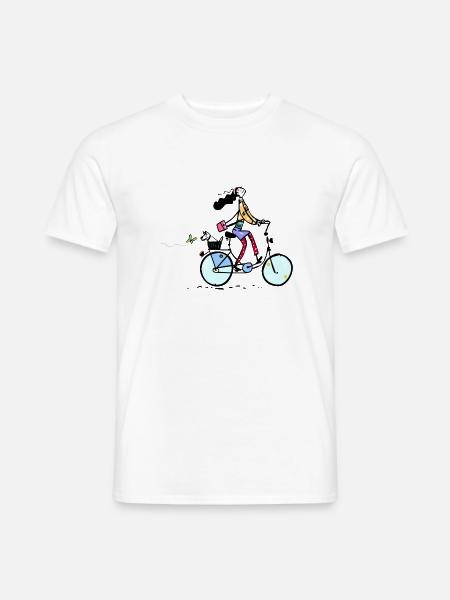 Gute Laune, immerzu - Männer T-Shirt - Weiß