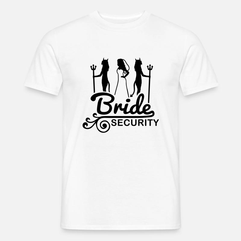 bride_security_f1 - Männer T-Shirt - Weiß