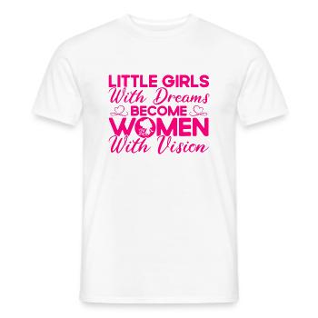 Feminist gender equality F - Men's T-Shirt - white - Front - AI Model Male 178 dark (178cm)