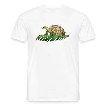 Tortue - T-shirt homme - blanc - Devant - AI Model Male 178 dark (178cm)
