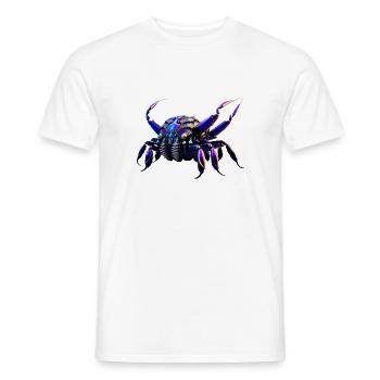 Crabe robot - T-shirt homme - blanc - Devant - AI Model Male 178 dark (178cm)
