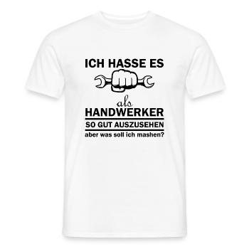 Artisan bricoleur Artisan Artisan Outil Construction - T-shirt homme - blanc - Devant - AI Model Male 178 dark (178cm)