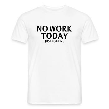 Boot lustige Sprüche Kapitän - Männer T-Shirt - Weiß - Vorne - AI Model Male 178 dark (178cm)