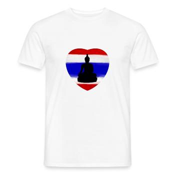 Thai Love - Männer T-Shirt - Weiß - Vorne - AI Model Male 178 dark (178cm)