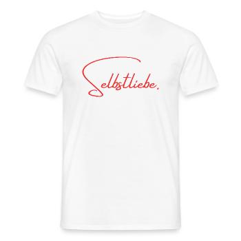 Selbstliebe - Männer T-Shirt - Weiß - Vorne - AI Model Male 178 dark (178cm)
