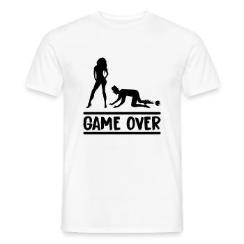 ehepaar game over - Männer T-Shirt - Weiß - Vorne - AI Model Male 178 dark (178cm)