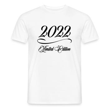 Limited Edition 2022 - Geburtstag 2022 - Männer T-Shirt - Weiß - Vorne - AI Model Male 178 dark (178cm)