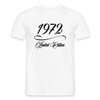 Limited Edition 1972 - Geburtstag 1972 - Männer T-Shirt - Weiß - Vorne - AI Model Male 178 dark (178cm)