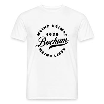Bochum- Heimat - Männer T-Shirt - Weiß - Vorne - AI Model Male 178 dark (178cm)