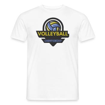 Ballsport - Männer T-Shirt - Weiß - Vorne - AI Model Male 178 dark (178cm)