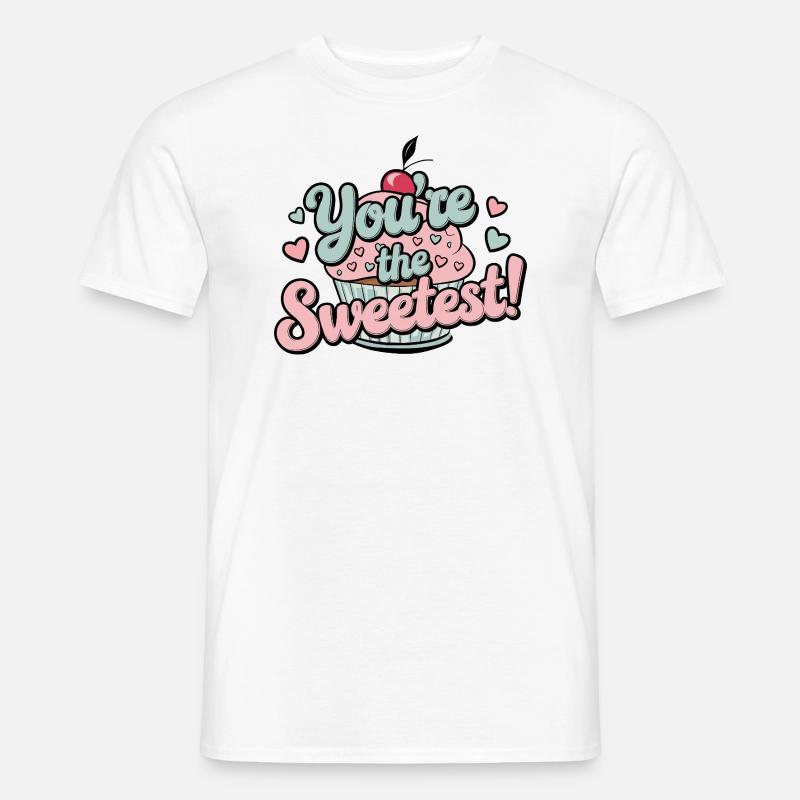 Du bist der Süßeste - Männer T-Shirt - Weiß