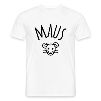 Mouse - Männer T-Shirt - Weiß - Vorne - AI Model Male 178 dark (178cm)