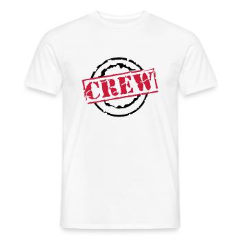 l'équipage - T-shirt homme - blanc - Devant - AI Model Male 178 dark (178cm)