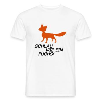 fuchs2 - Männer T-Shirt - Weiß - Vorne - AI Model Male 178 dark (178cm)