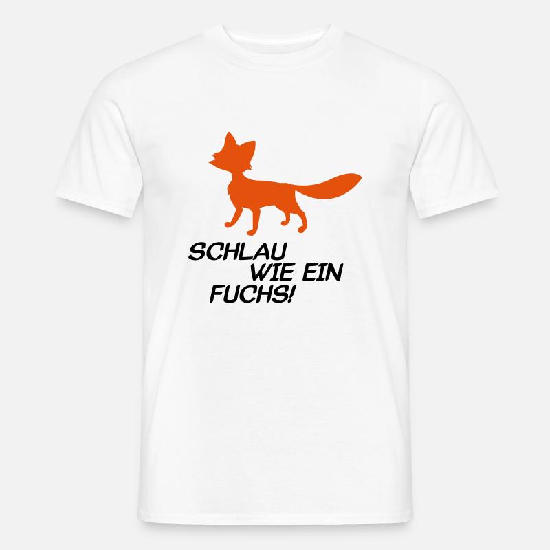fuchs2 - Männer T-Shirt - Weiß