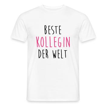 Kollege Kollegin Kollegen Arbeit Büro Arbeiter - Männer T-Shirt - Weiß - Vorne - AI Model Male 178 dark (178cm)