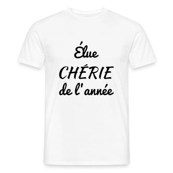 Amour / Saint Valentin / Coeur / Bébé / Love - T-shirt homme - blanc - Devant - AI Model Male 178 dark (178cm)