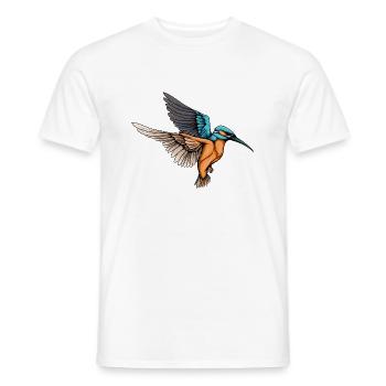Eisvogel - Männer T-Shirt - Weiß - Vorne - AI Model Male 178 dark (178cm)