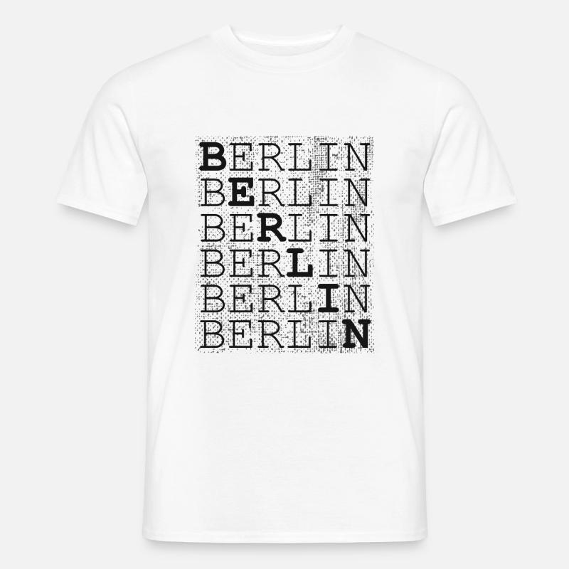 Berlin Berlin Berlin - Männer T-Shirt - Weiß