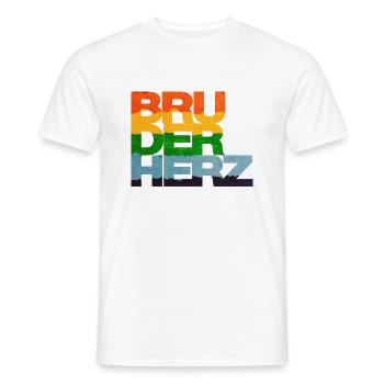 Bruderherz Bester Bruder der Welt Geschenkidee - Männer T-Shirt - Weiß - Vorne - AI Model Male 178 dark (178cm)